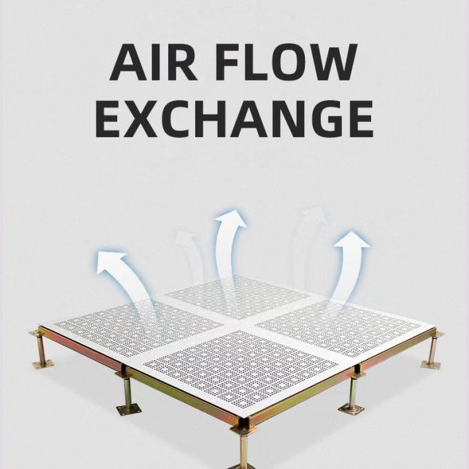Ventilated Raised Access Floor for Data Center